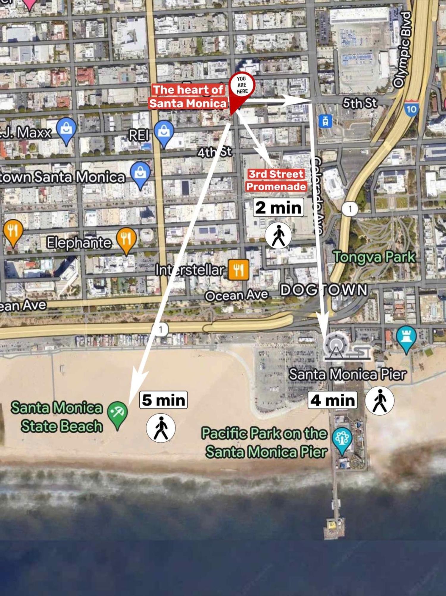7 Large Down Town Santa Monica Apartment Los Angeles Bagian luar foto